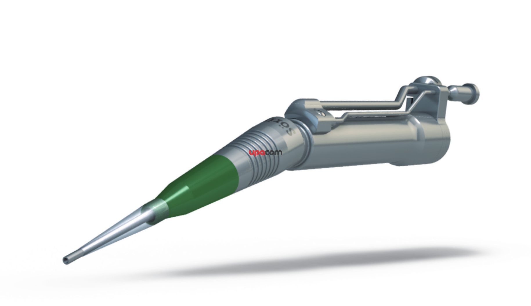 Ультразвуковой инструмент Micro короткий изогнутый с аспирацией